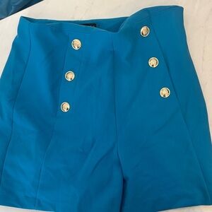 Zara Blue Large Women's Shorts